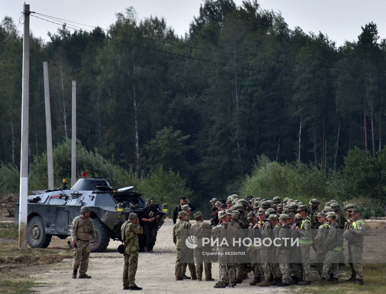 Открытие военных учений Rapid Trident-2020 на Украине