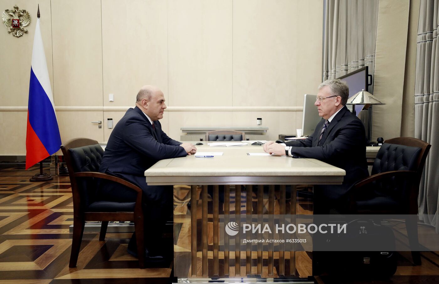 Премьер-министр РФ М. Мишустин встретился с председателем Счетной палаты РФ А. Кудриным