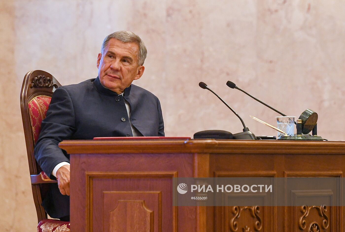 Церемония вступления в должность президента Татарстана Р. Минниханова