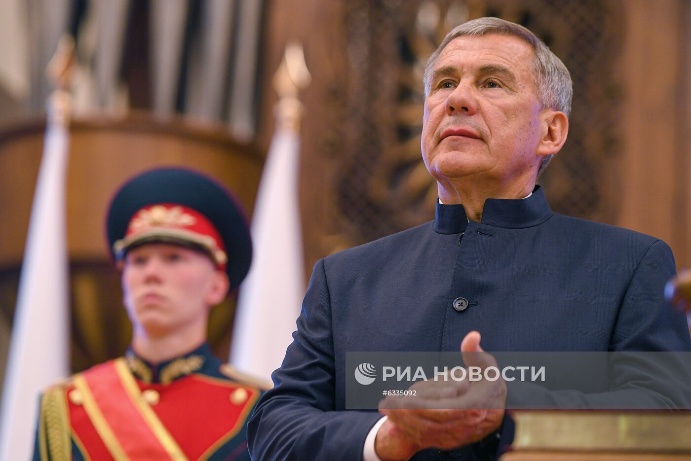 Церемония вступления в должность президента Татарстана Р. Минниханова