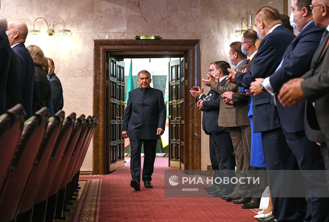 Церемония вступления в должность президента Татарстана Р. Минниханова