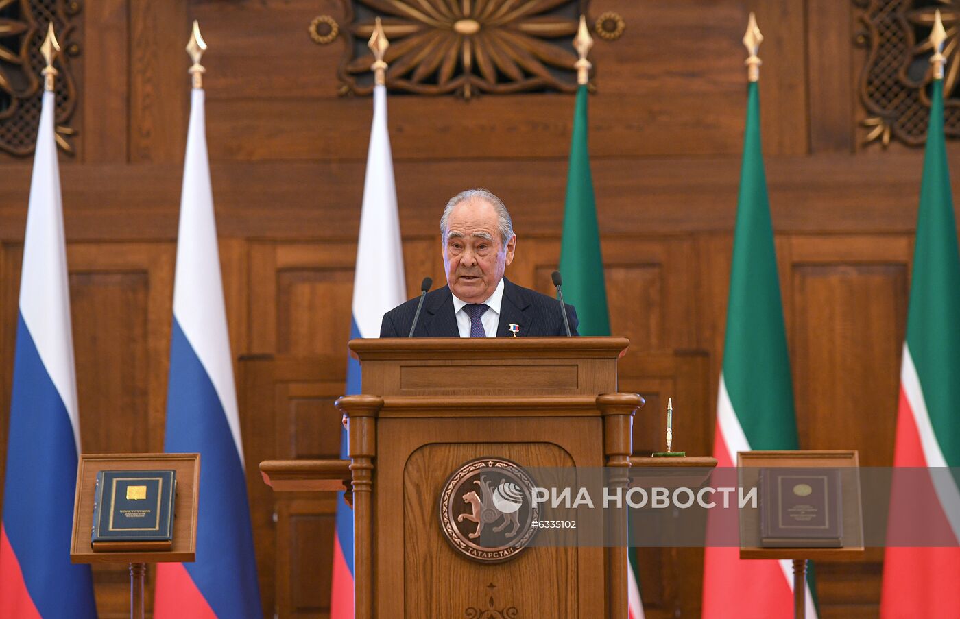 Церемония вступления в должность президента Татарстана Р. Минниханова