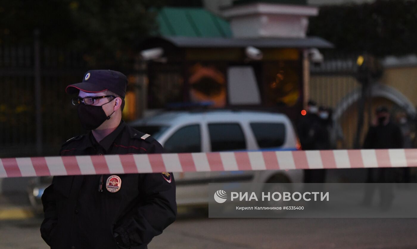 Ситуация у резиденции посла США в Москве