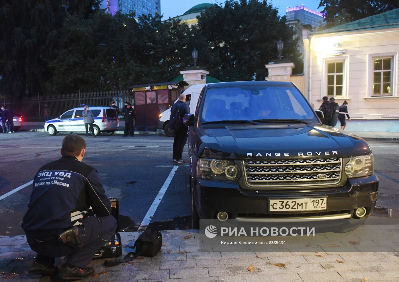 Ситуация у резиденции посла США в Москве
