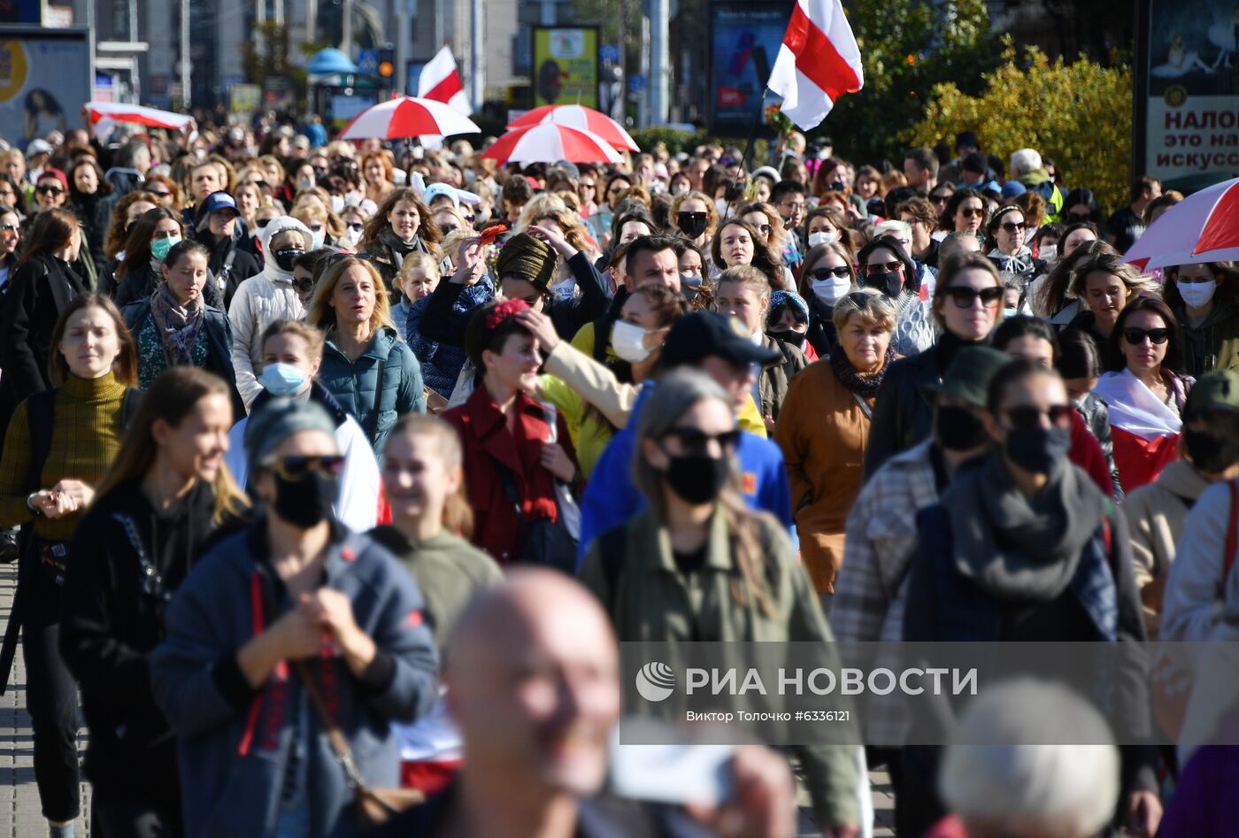 Женский марш в Минске