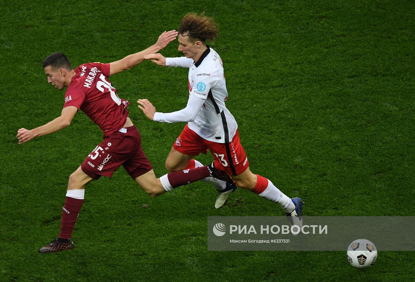 Футбол. РПЛ. Матч "Рубин" — "Спартак"