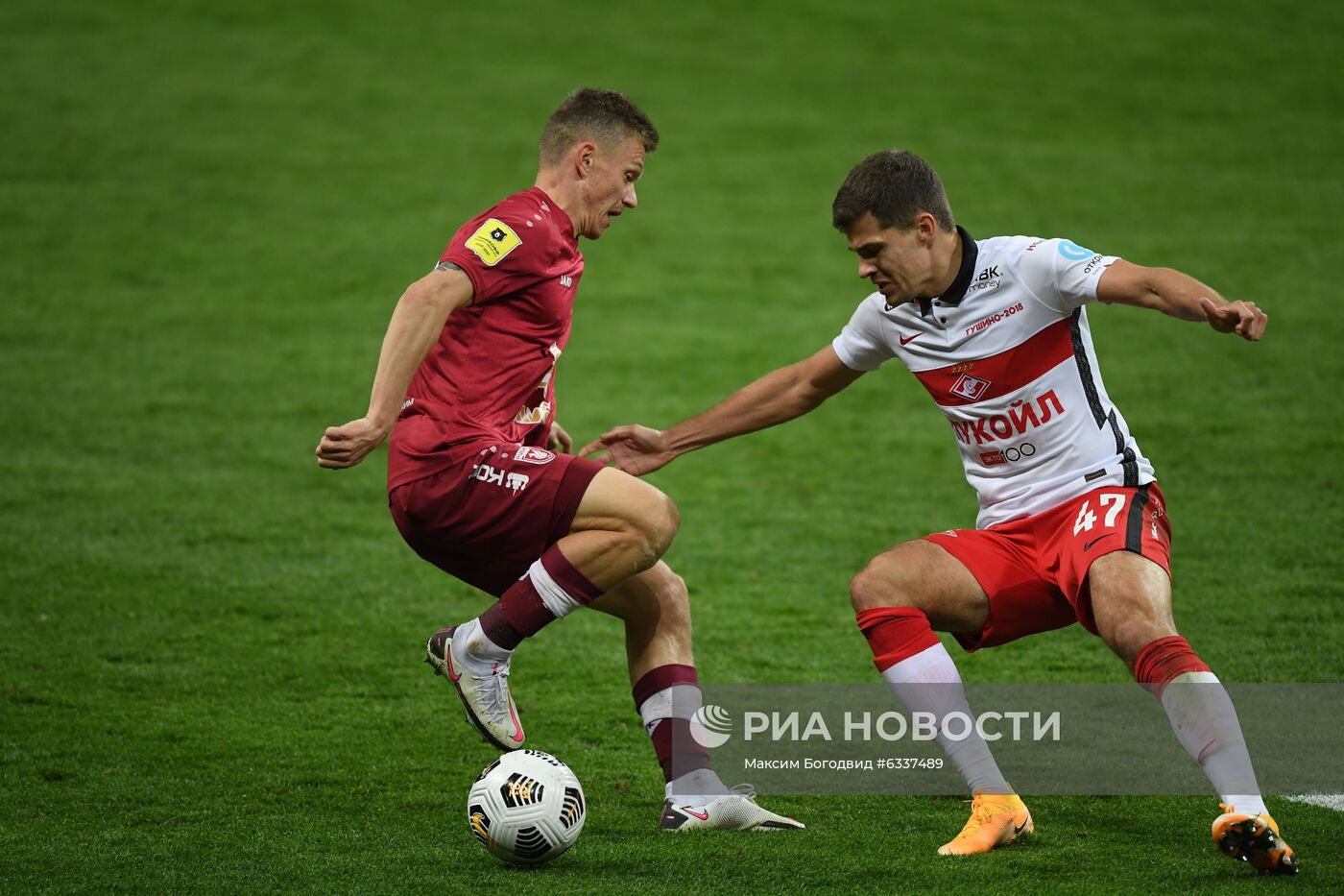 Футбол. РПЛ. Матч "Рубин" — "Спартак"
