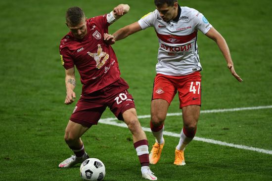 Футбол. РПЛ. Матч "Рубин" — "Спартак"