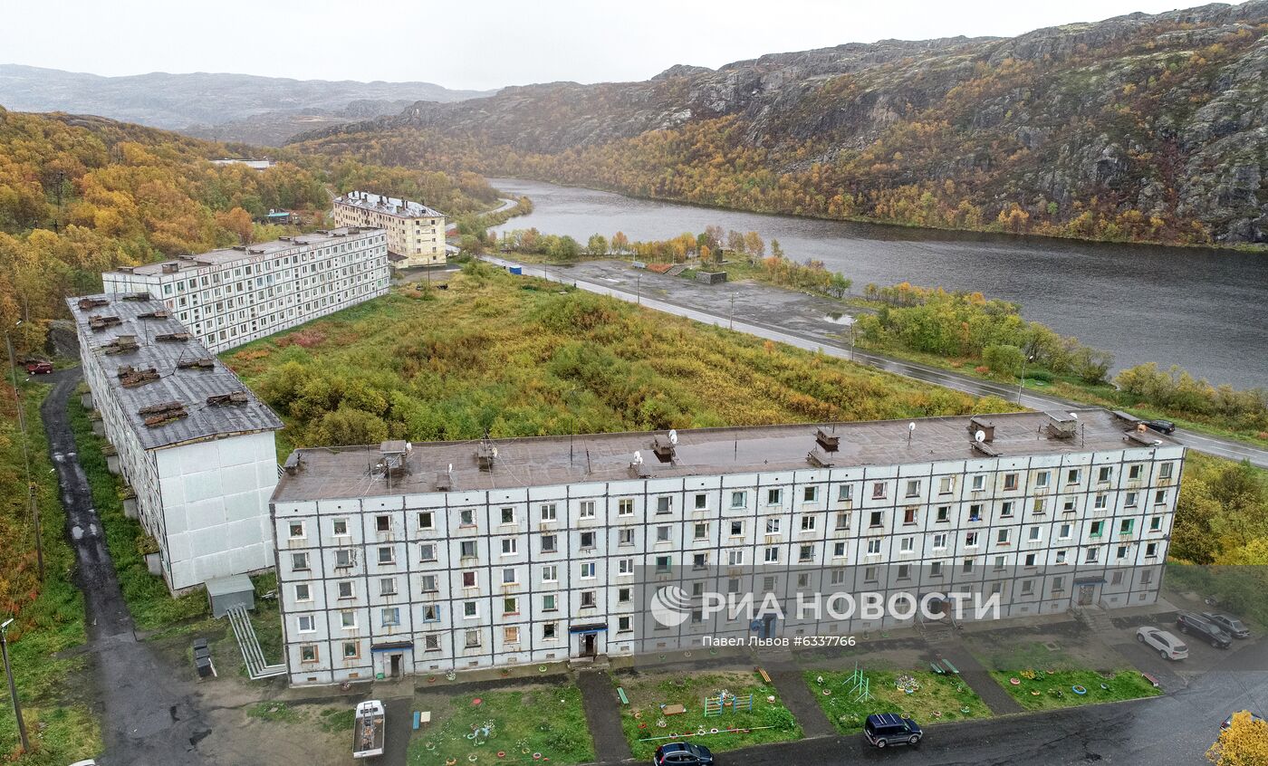 Поселок Лиинахамари в Мурманской области