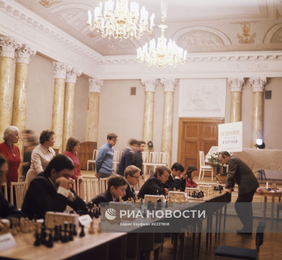 Шахматный турнир Дворцов пионеров