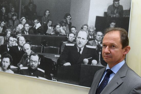 Выставка "Уроки Нюрнберга. Чтобы помнили" в Общественной палате РФ