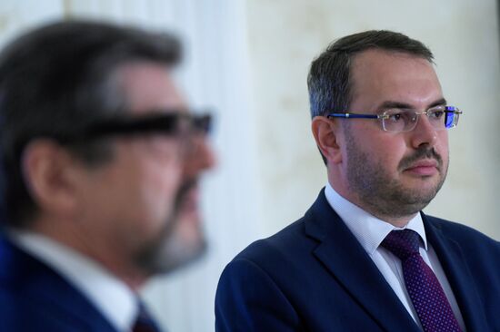 Выставка "Уроки Нюрнберга. Чтобы помнили" в Общественной палате РФ