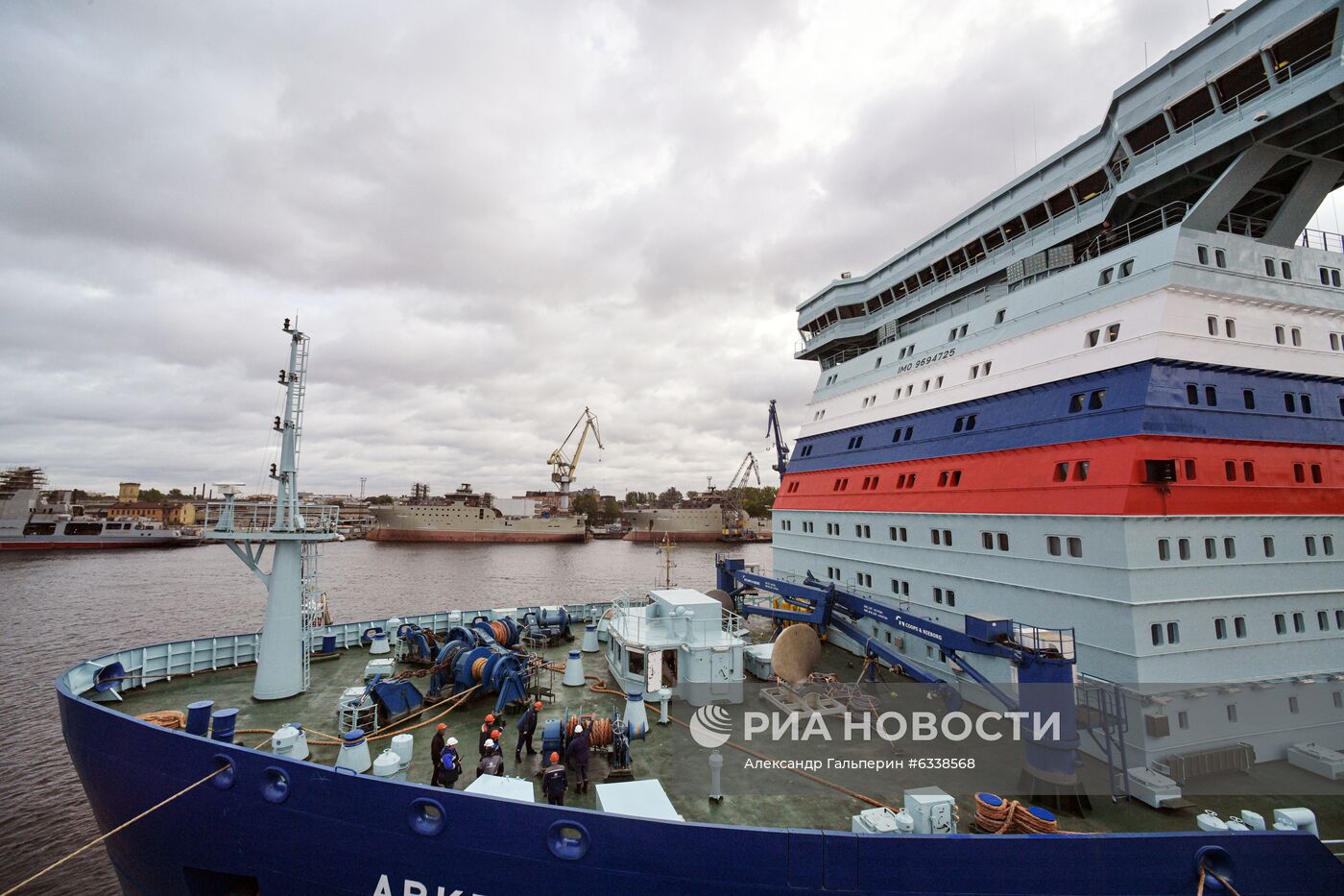 Отправка ледокола "Арктика" на ледовые испытания