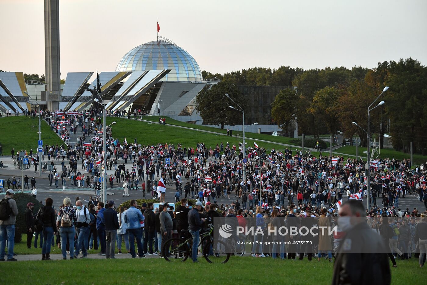 Акция протеста оппозиции в Минске