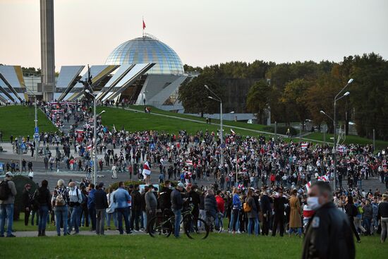 Акция протеста оппозиции в Минске