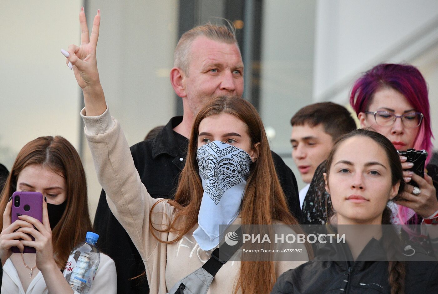 Акции протеста оппозиции в Минске