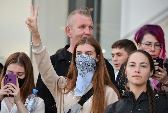 Акции протеста оппозиции в Минске