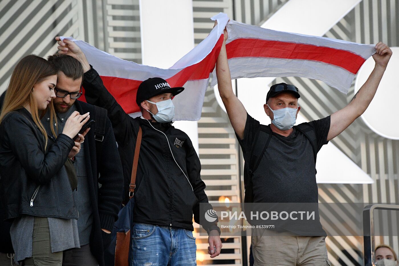 Акции протеста оппозиции в Минске