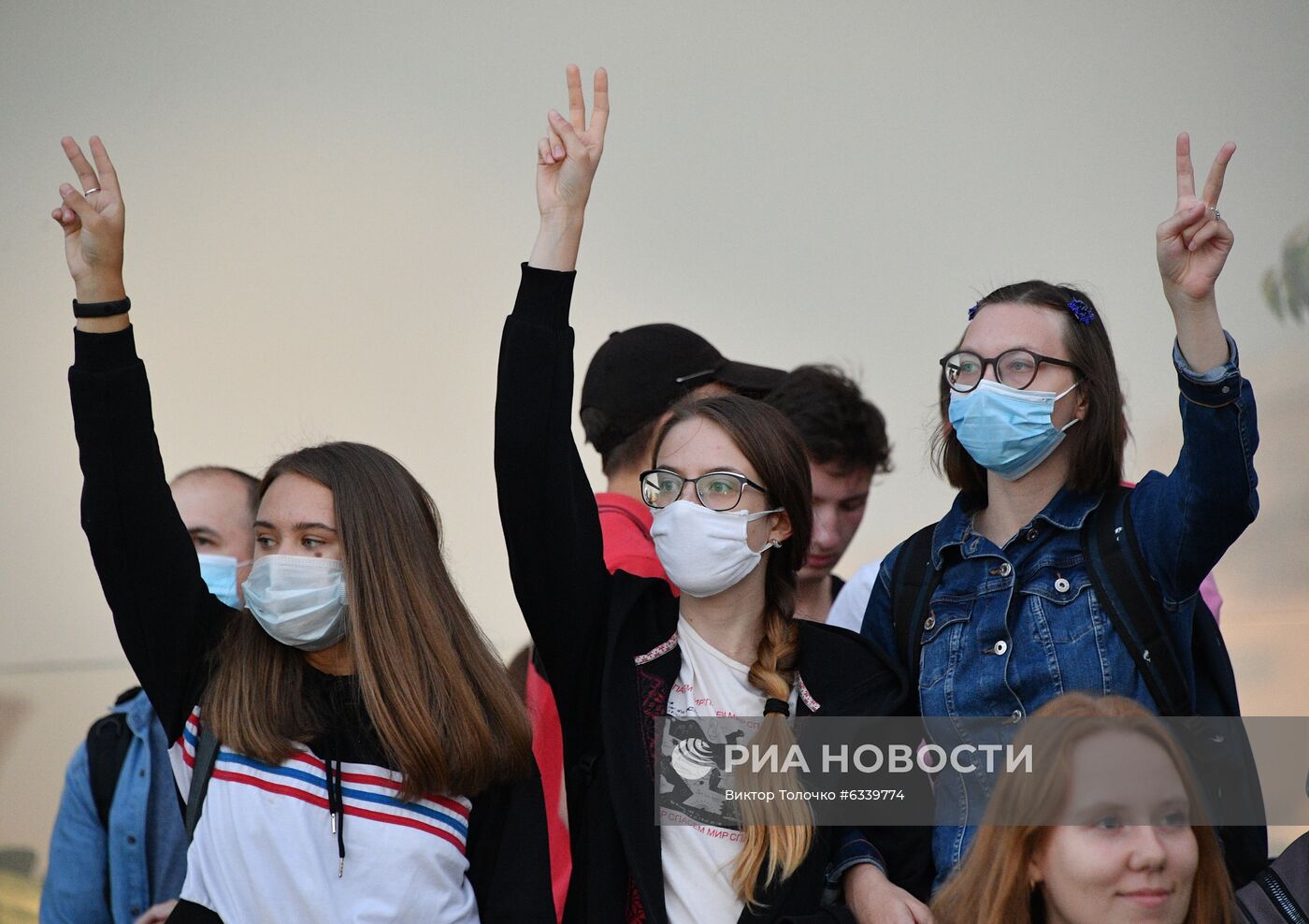 Акции протеста оппозиции в Минске