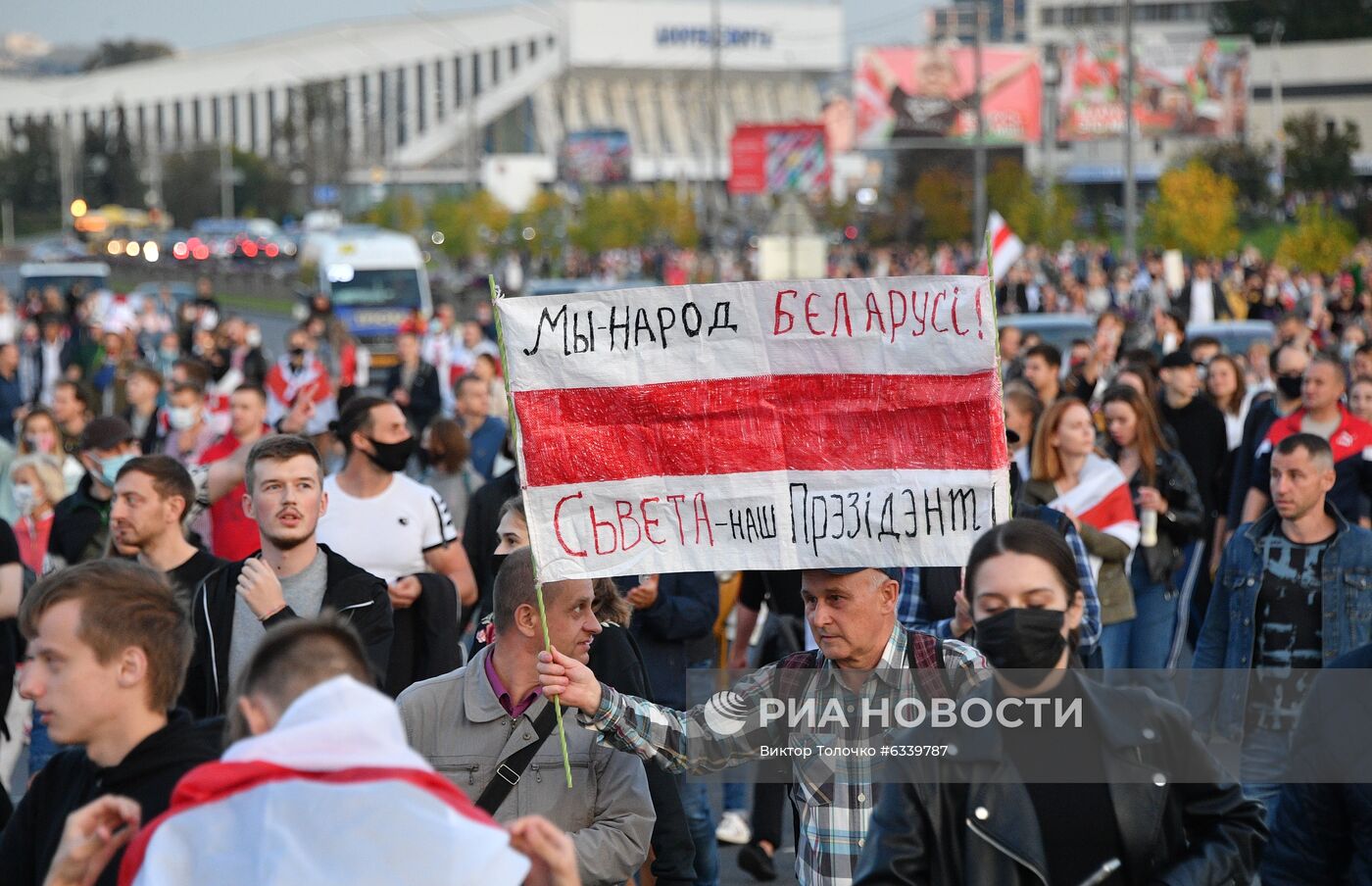 Акции протеста оппозиции в Минске