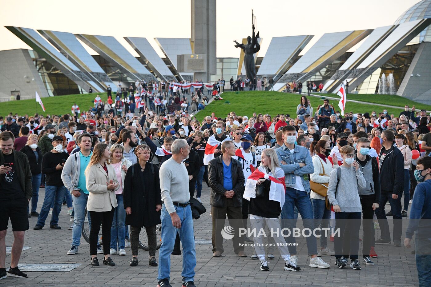 Акции протеста оппозиции в Минске