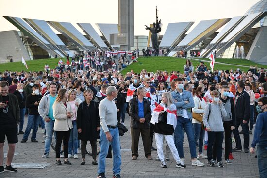 Акции протеста оппозиции в Минске