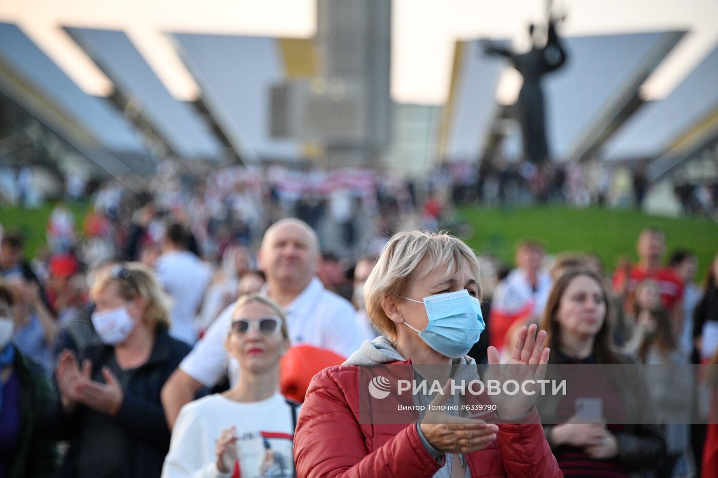 Акции протеста оппозиции в Минске