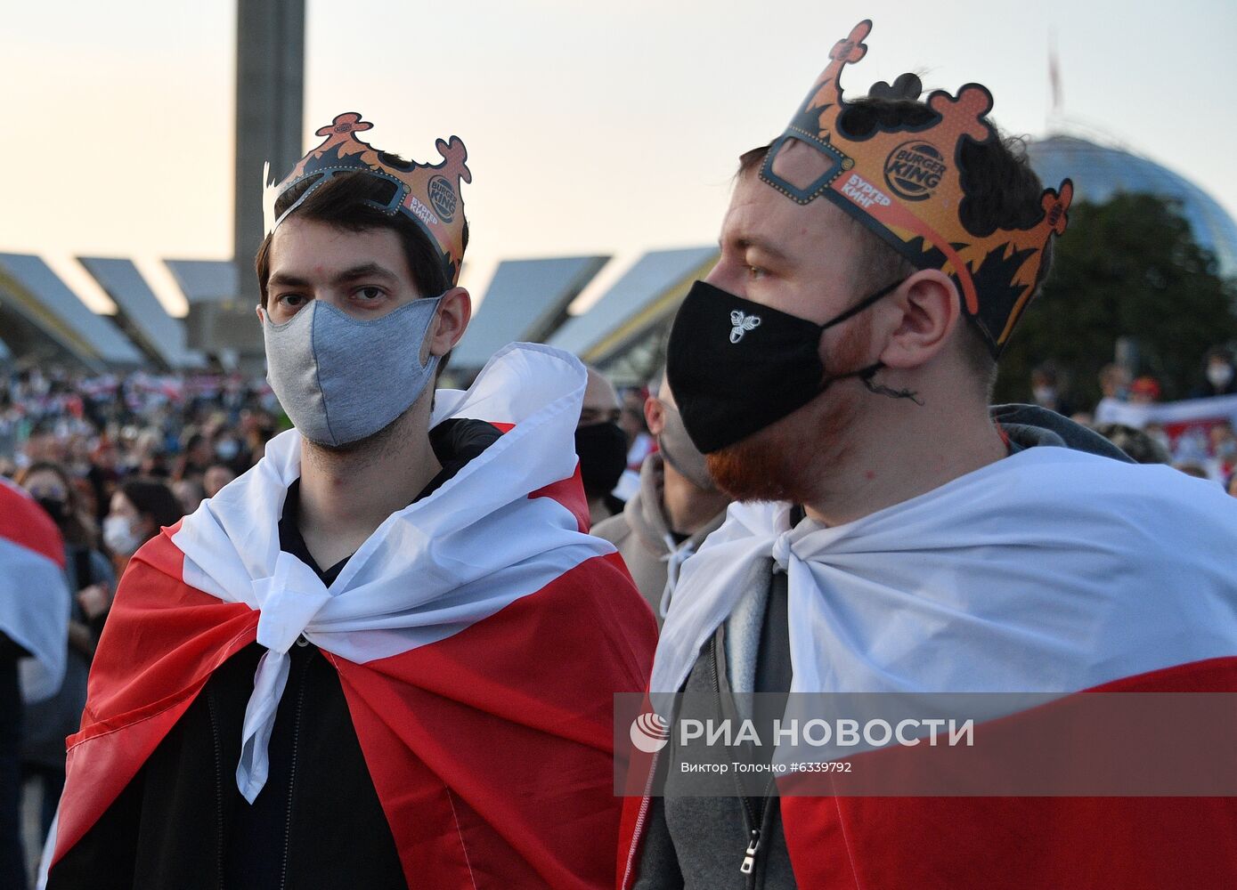 Акции протеста оппозиции в Минске