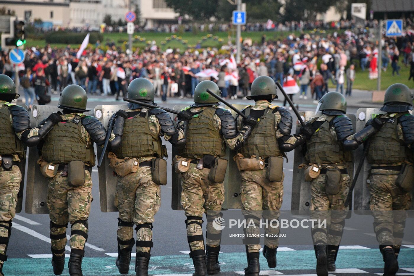 Акции протеста оппозиции в Минске