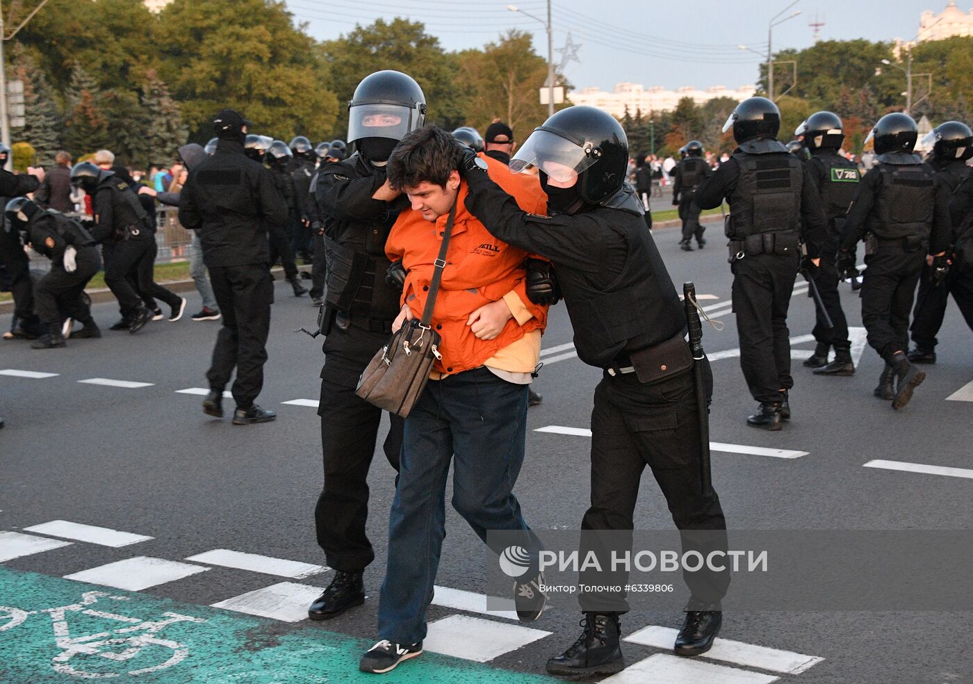 Акции протеста оппозиции в Минске