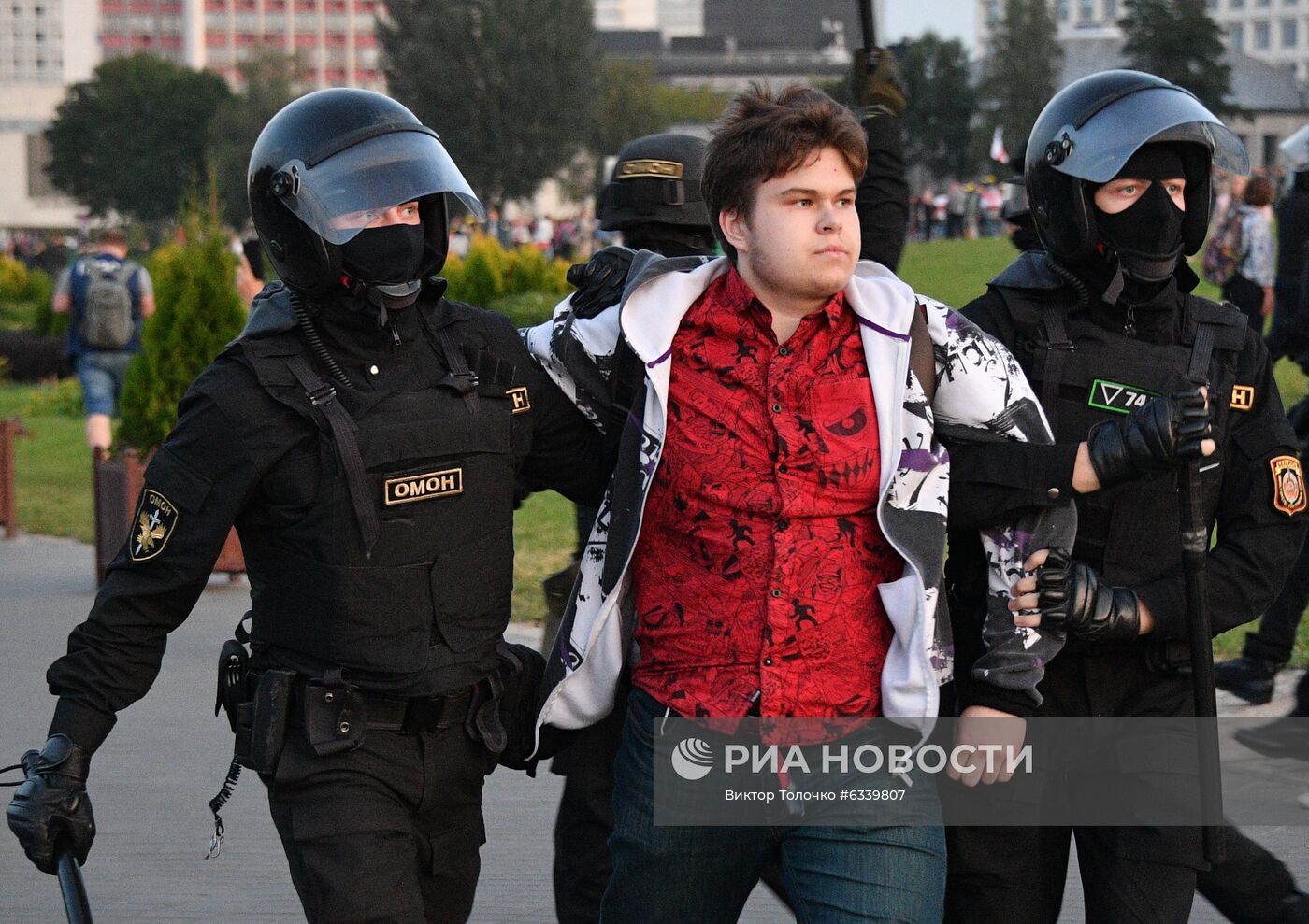 Акции протеста оппозиции в Минске