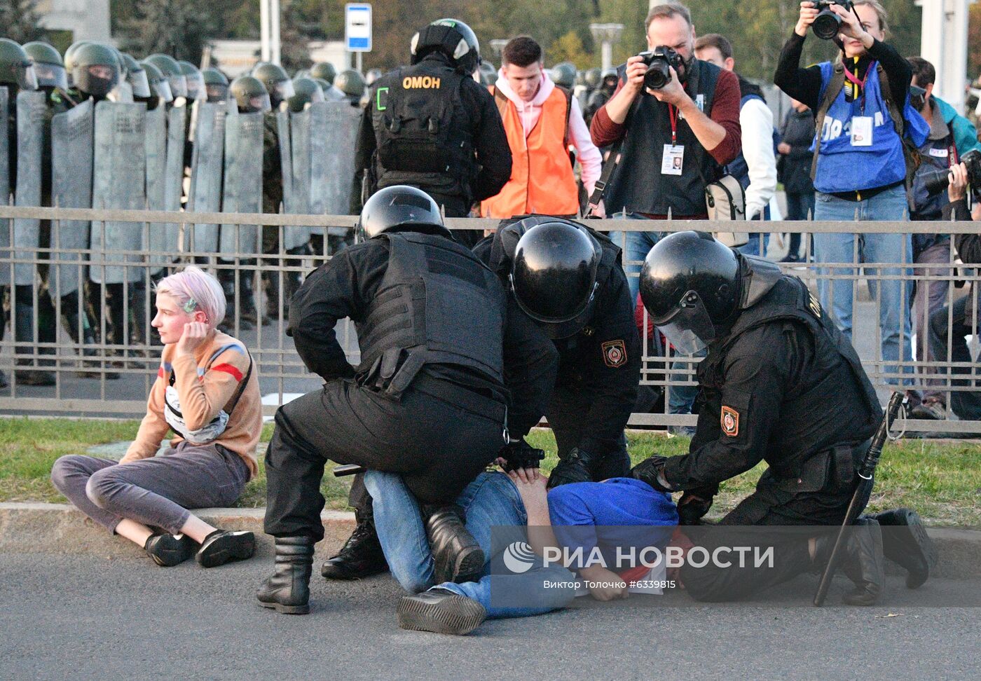 Акции протеста оппозиции в Минске