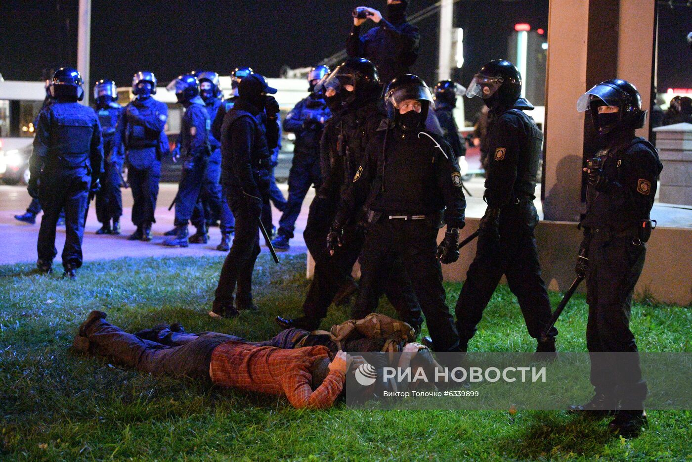 Акции протеста оппозиции в Минске