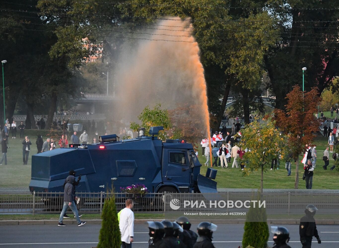 Акция протеста оппозиции в Минске