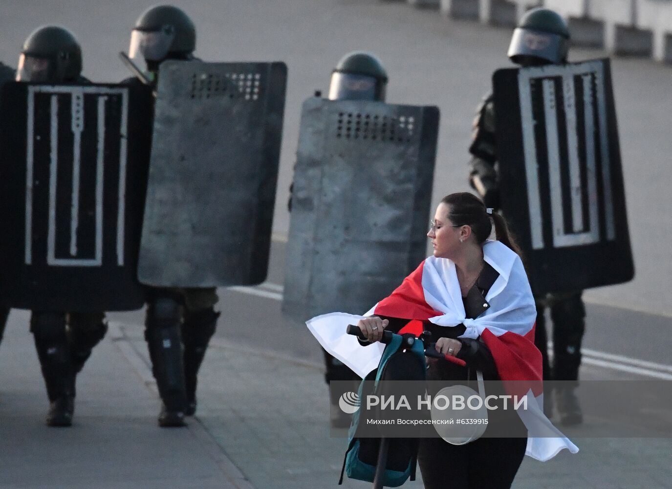 Акция протеста оппозиции в Минске