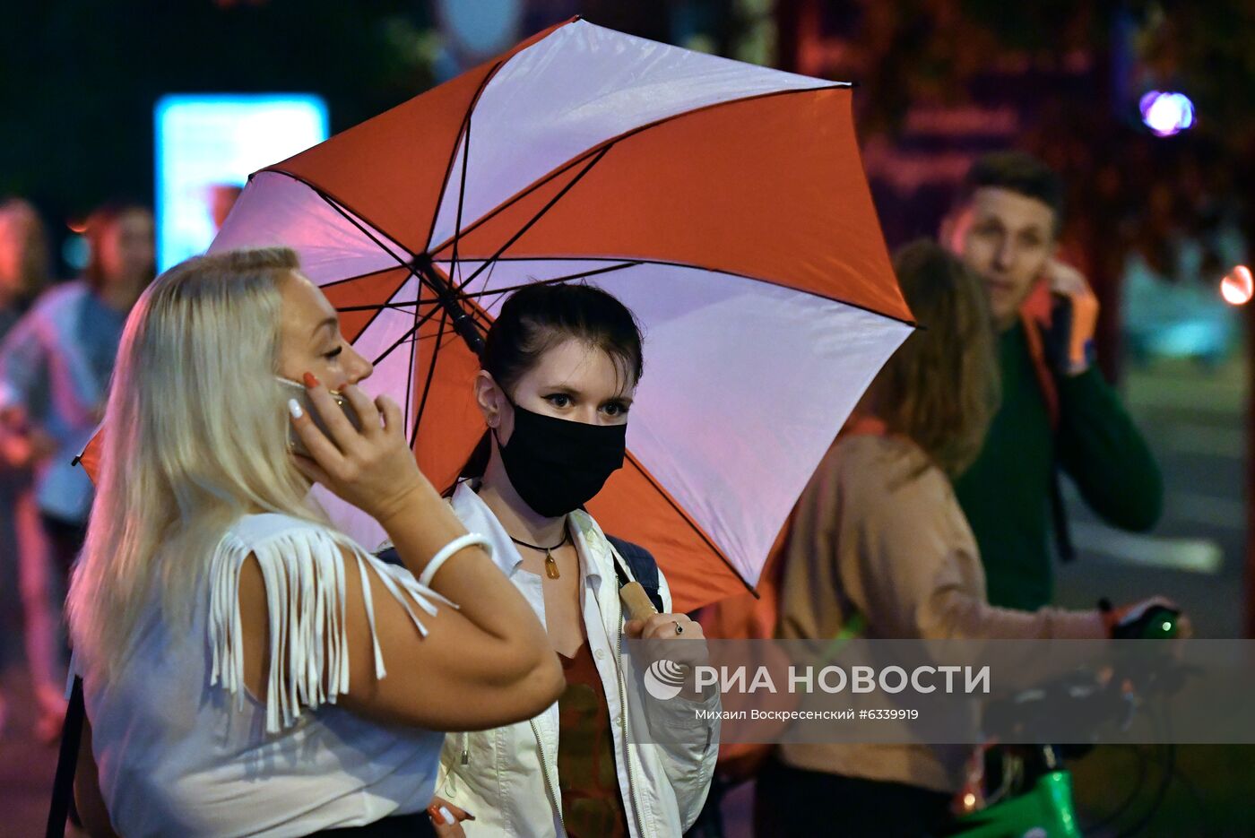 Акция протеста оппозиции в Минске