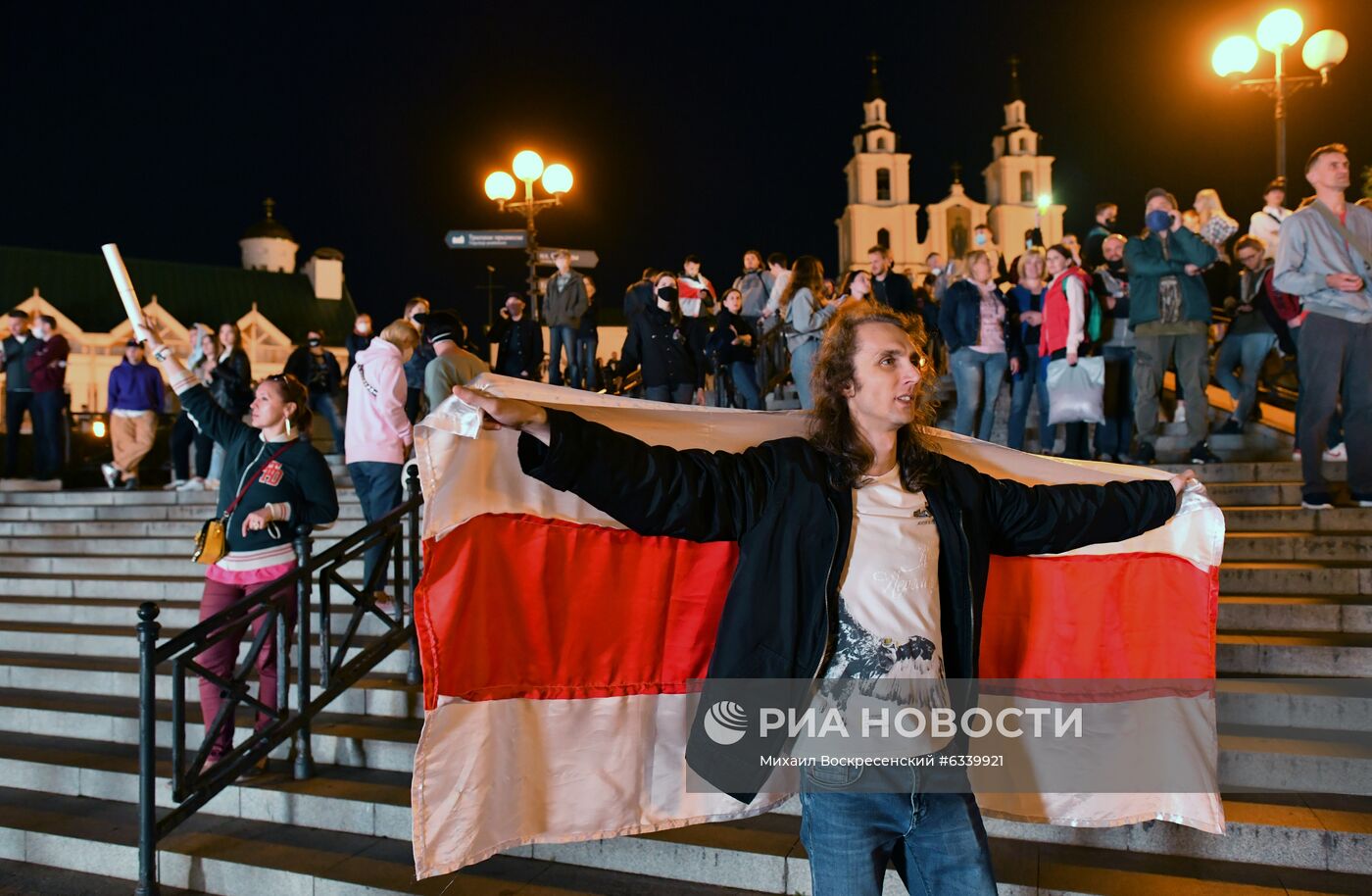 Акция протеста оппозиции в Минске