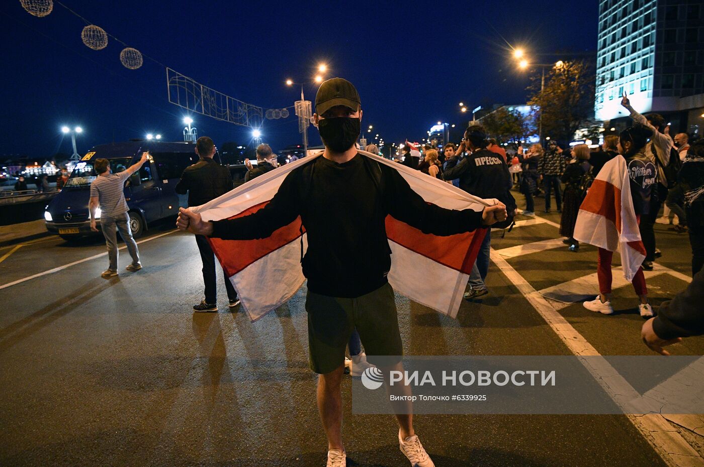 Акции протеста оппозиции в Минске