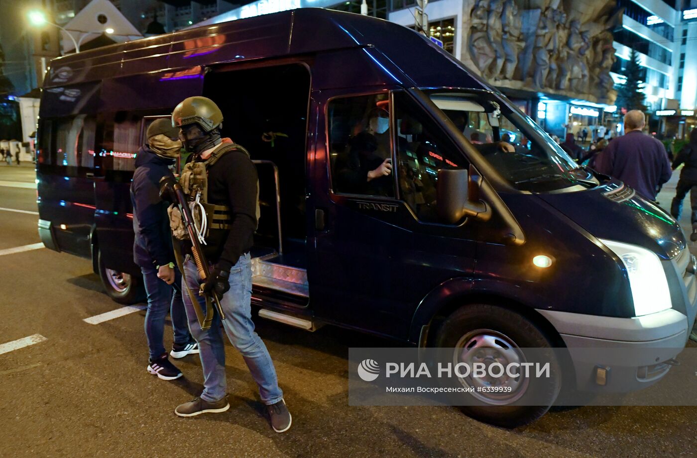 Акция протеста оппозиции в Минске