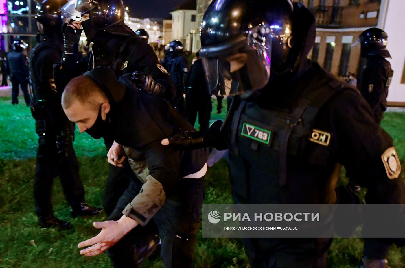 Акция протеста оппозиции в Минске