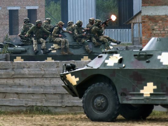Учения Rapid Trident - 2020 на Украине