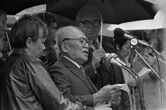 Президент общества дружбы  "Япония - СССР" господин Акаги