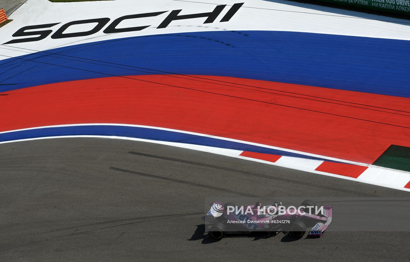 Автоспорт. Формула 1. Гран-при России. Свободные заезды. Первая сессия