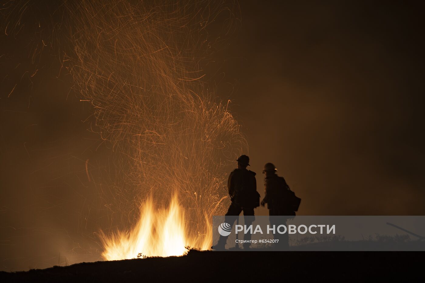 Лесные пожары в Калифорнии