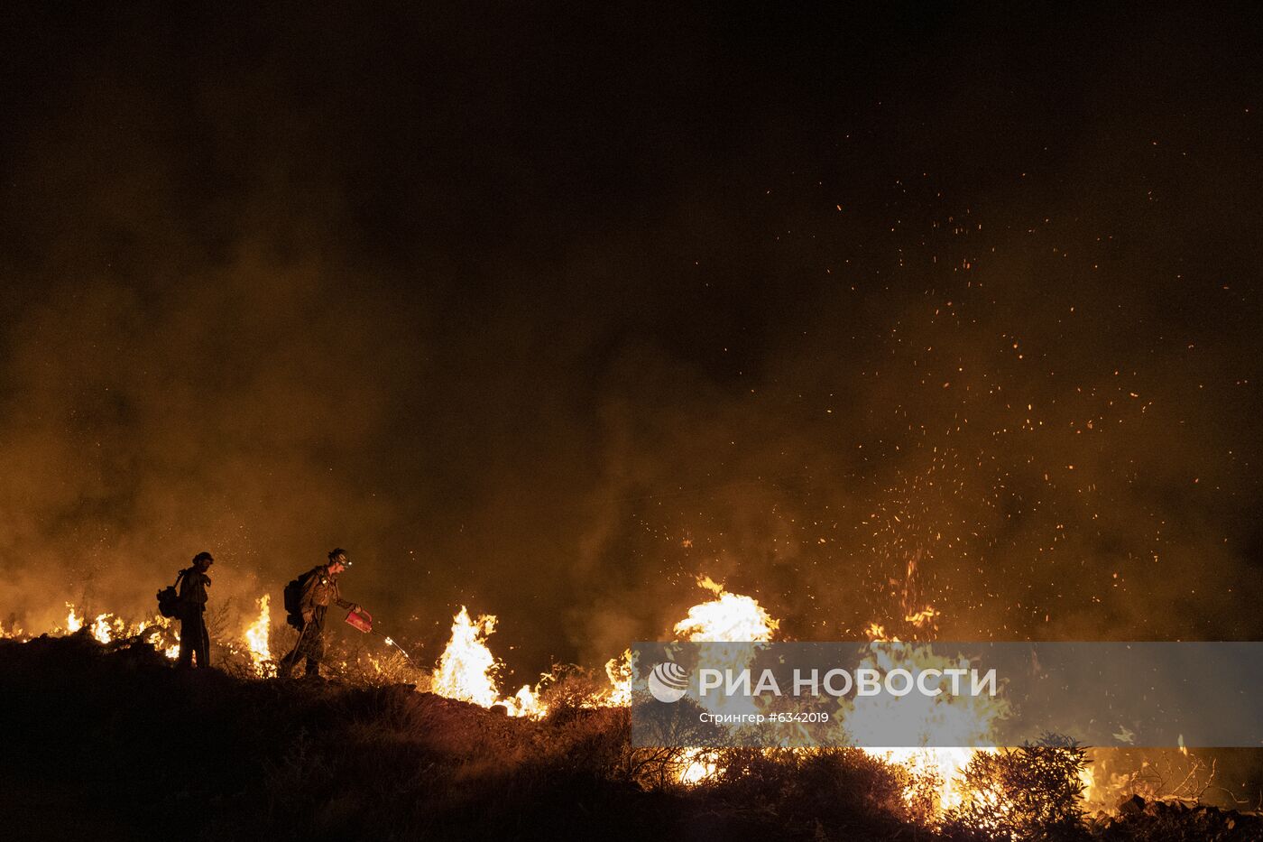 Лесные пожары в Калифорнии