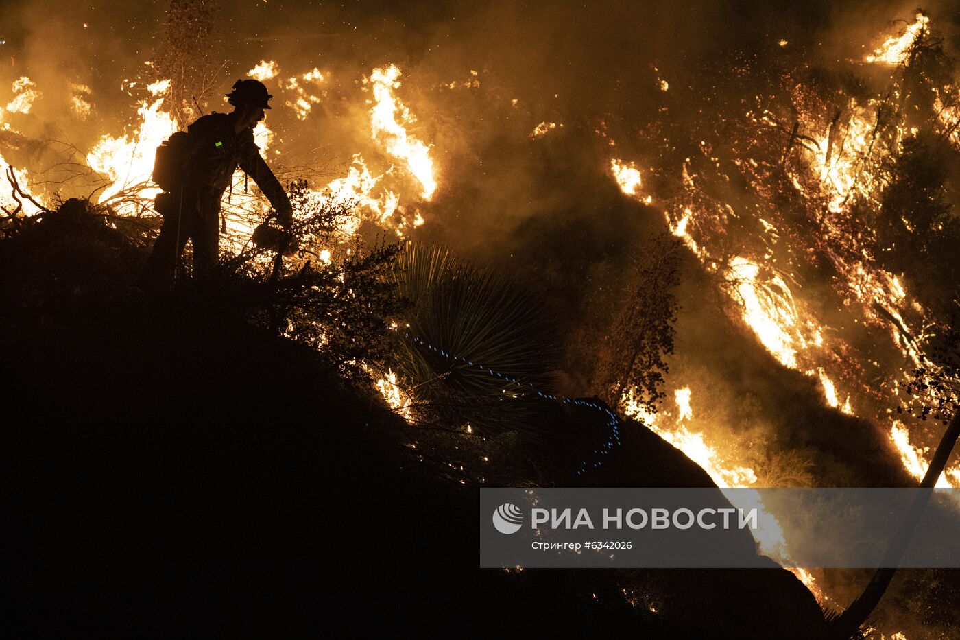 Лесные пожары в Калифорнии