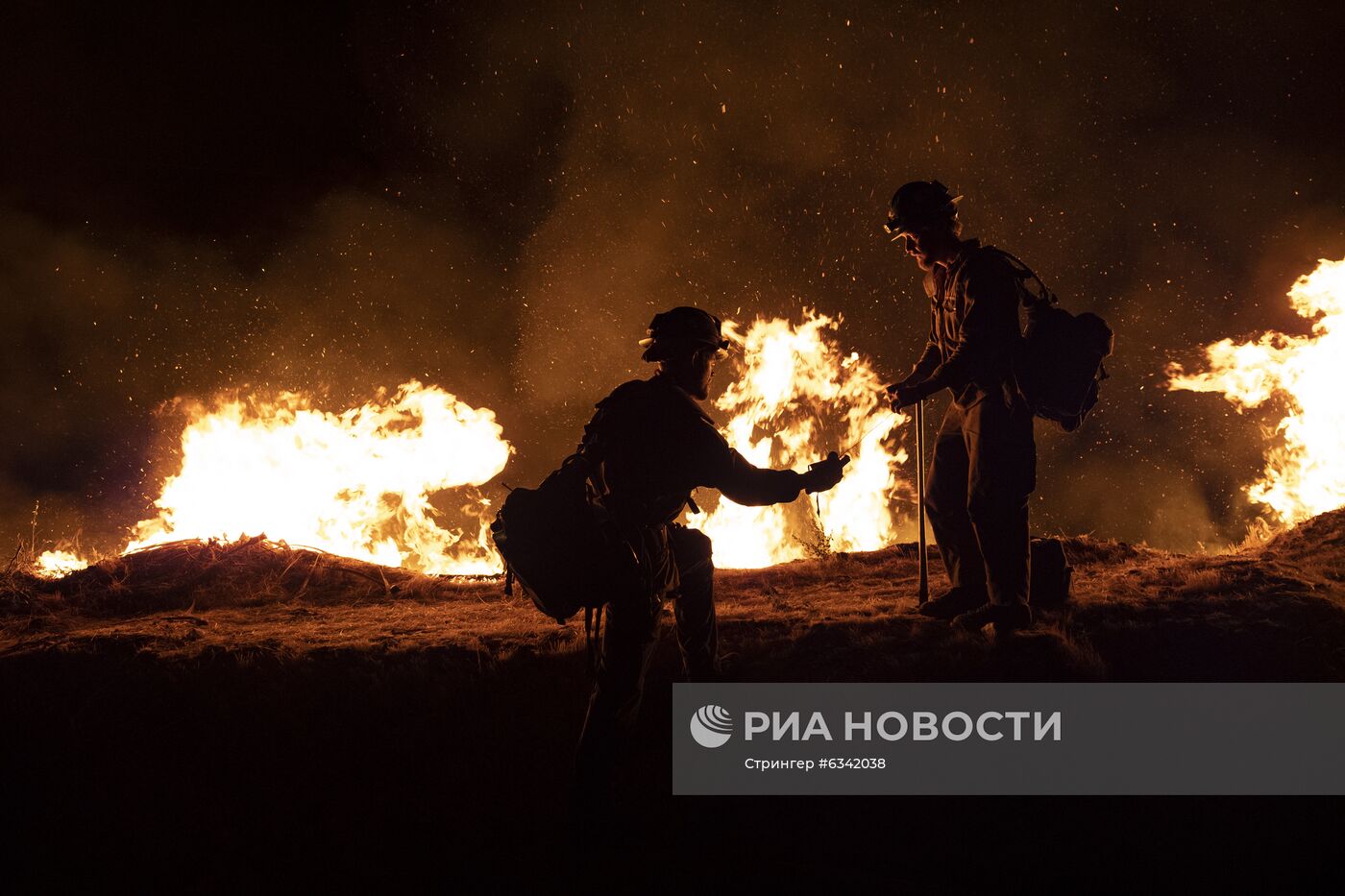 Лесные пожары в Калифорнии