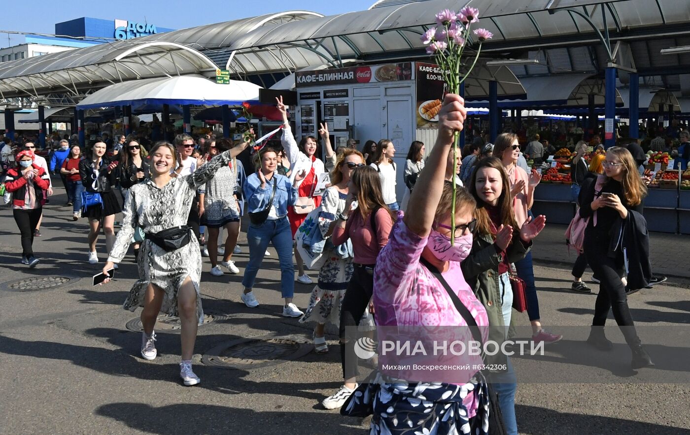 Женский марш в Минске