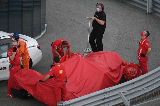 Автоспорт. Формула 1. Гран-при России. Квалификация