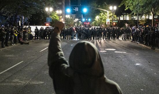 Протесты в Портленде